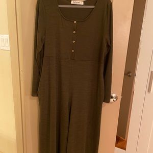 Long sleeve jumpsuit from three bird nest size xl